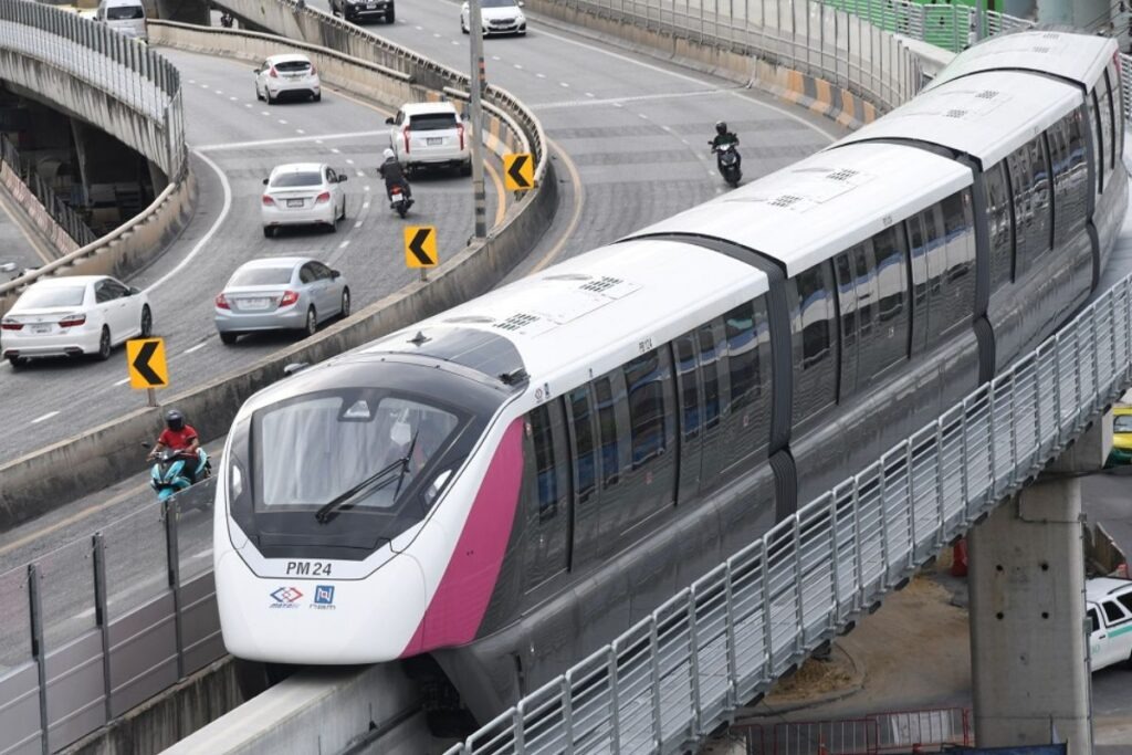 รถไฟฟ้าสายสีชมพู